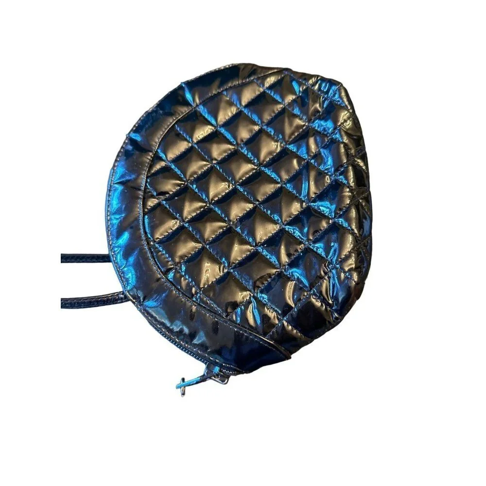 Jay Herbert Black Quilted Mini Shoulder Crossbody‎ Bag Purse